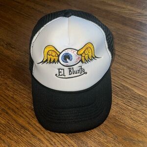 Men’s Black/White El Blunto Logo Baseball Cap